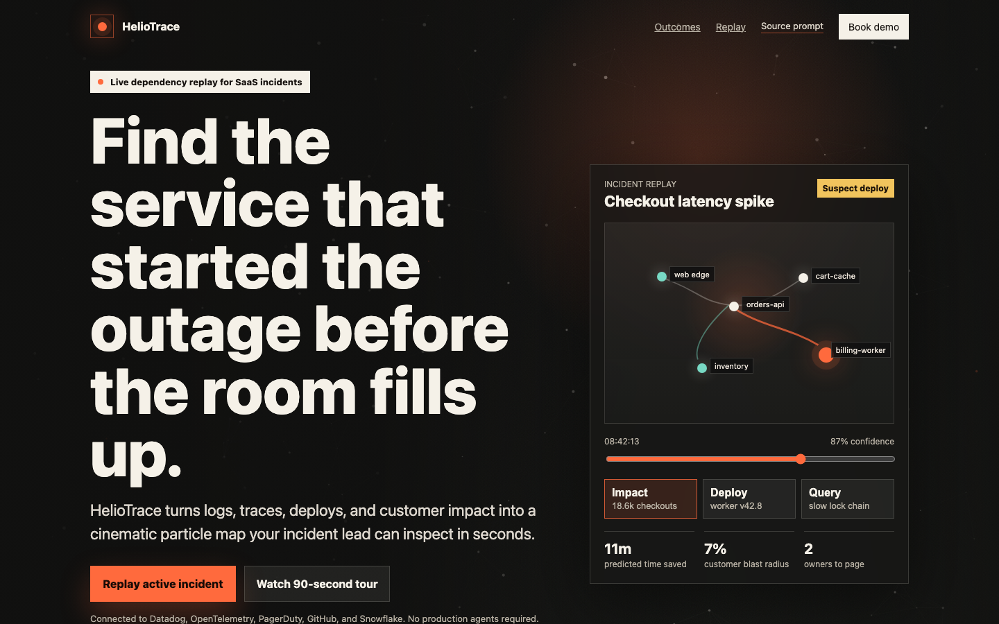 Animated Backgrounds preview for Cinematic Particle Hero Backdrop for SaaS