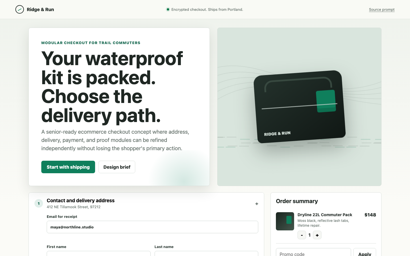 Ecommerce and Marketplaces preview for Modular Checkout Flow for Ecommerce