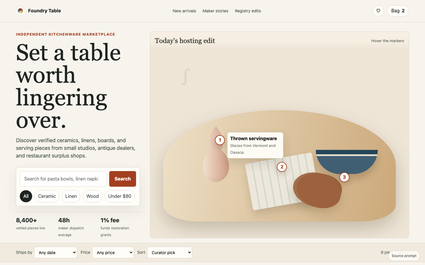 Ecommerce and Marketplaces preview for Refined Marketplace Discovery Page for Ecommerce