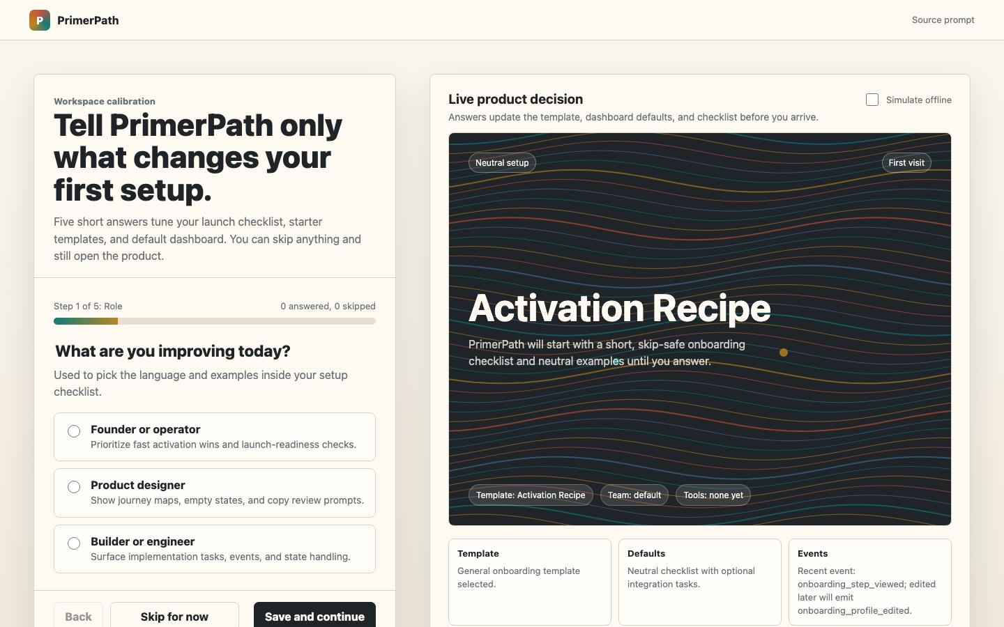 Forms, Feedback & Data Collection preview for Onboarding Data Collection for Personalization