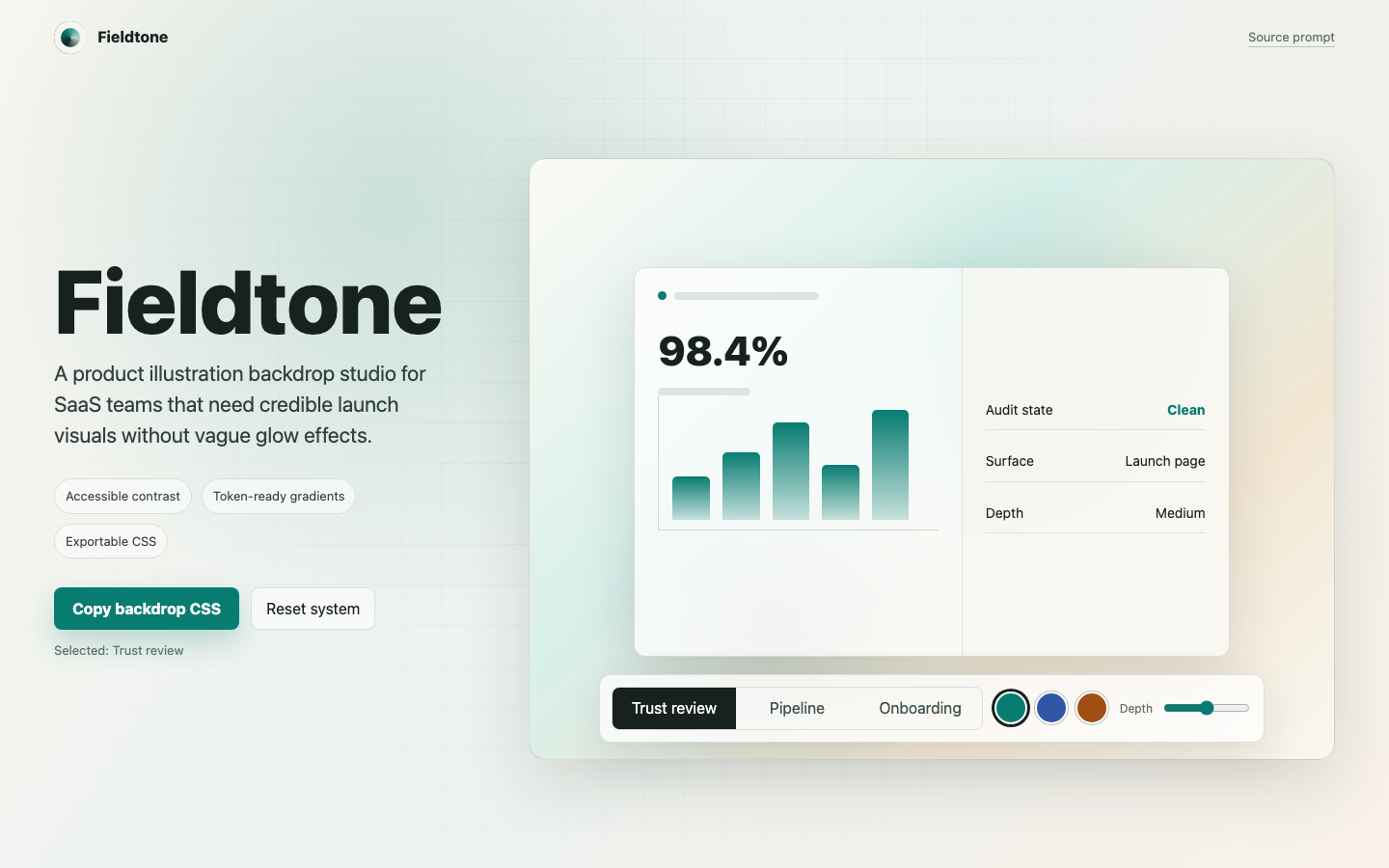 Gradients and Visual Systems preview for Clean Product Illustration Backdrop for SaaS