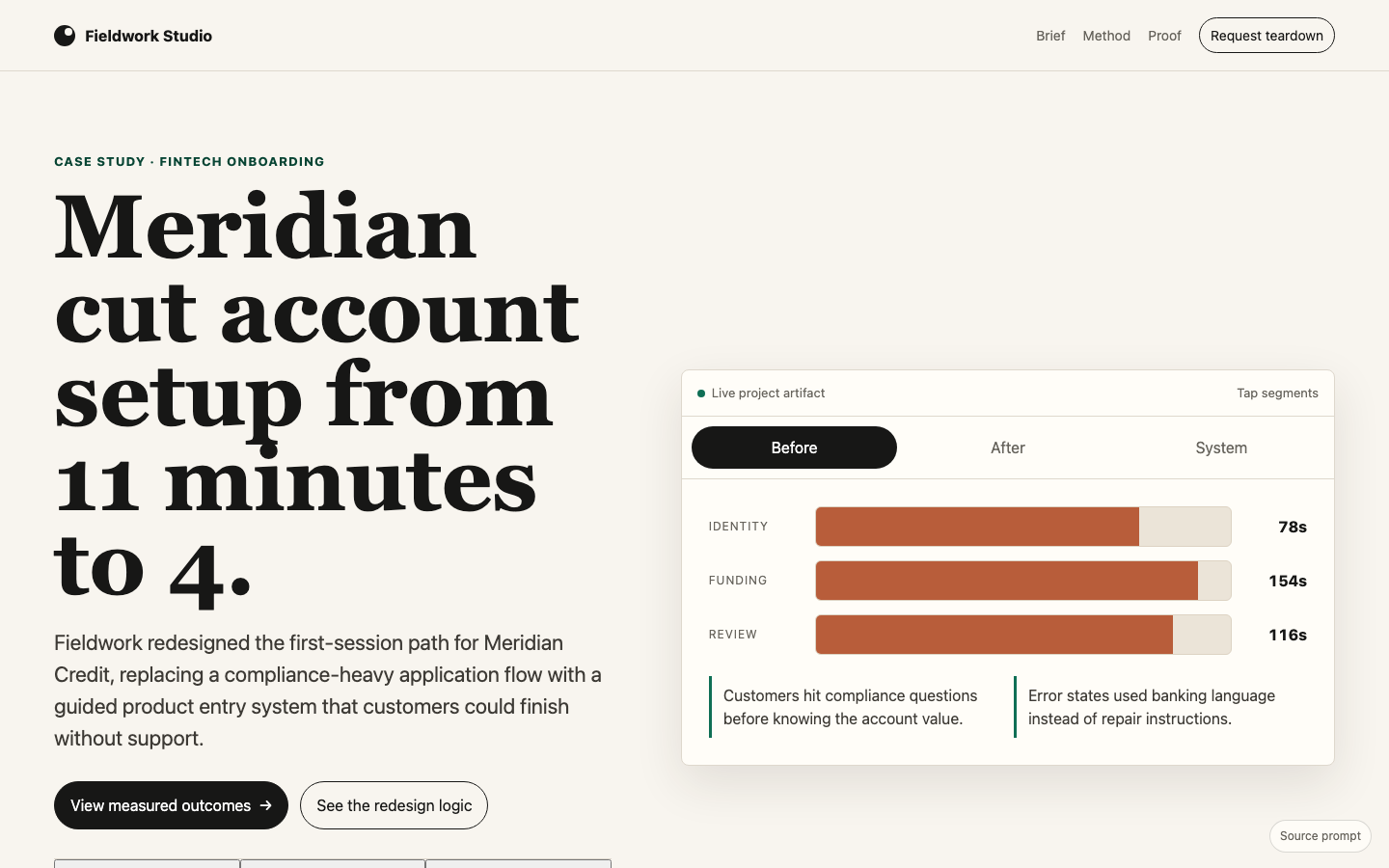Portfolios and Agencies preview for Minimal Case Study Page for Agency