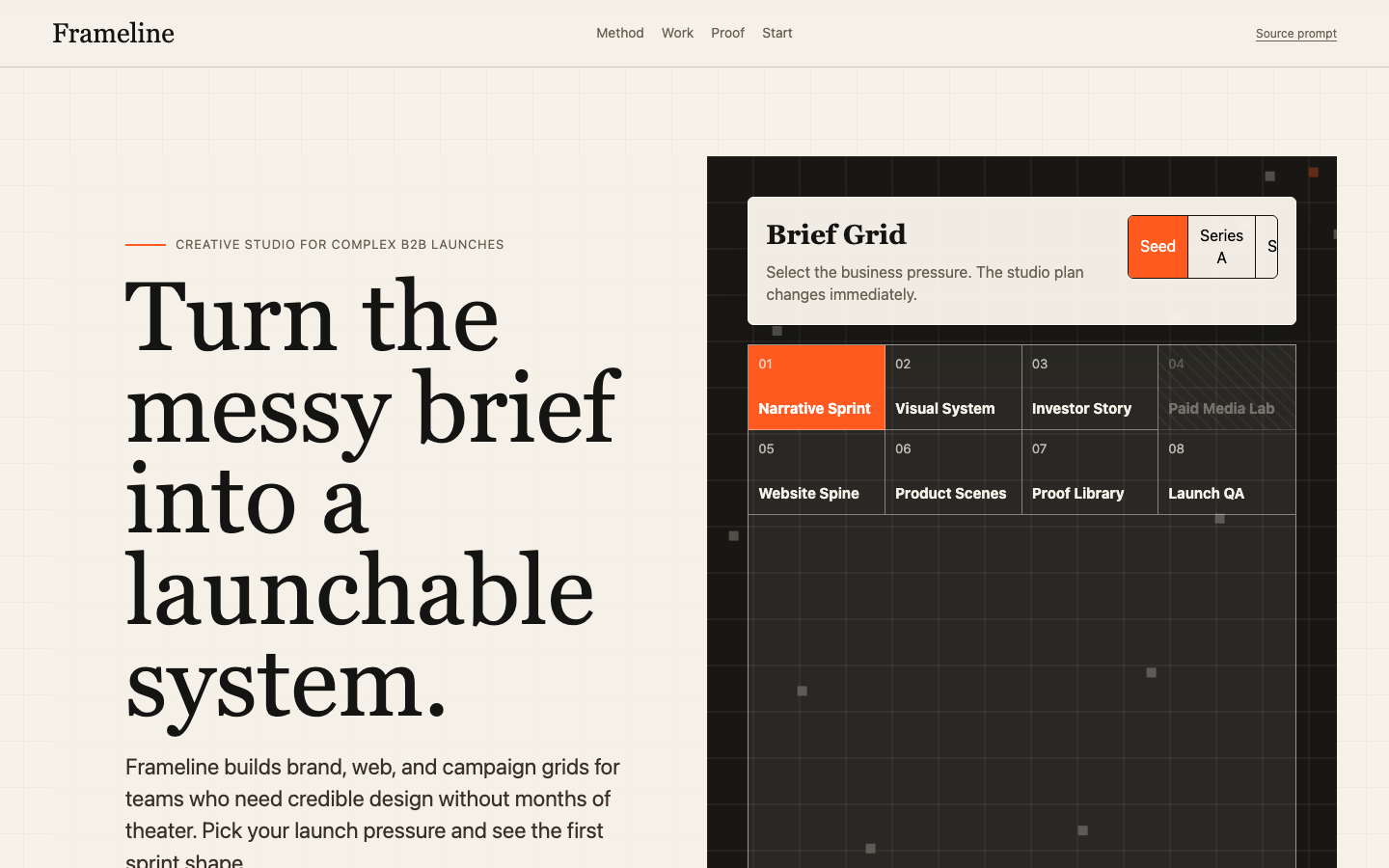 Portfolios and Agencies preview for Grid Based Creative Studio Website for Agency